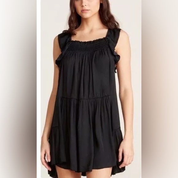 Free People Dresses & Skirts - Free People Intimately Want Your Love Black Mini Dress